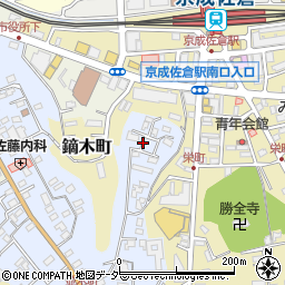 千葉県佐倉市並木町周辺の地図