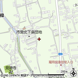 山梨県韮崎市藤井町北下條1724周辺の地図