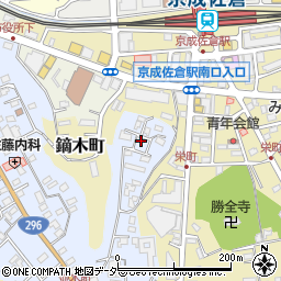 千葉県佐倉市並木町203周辺の地図