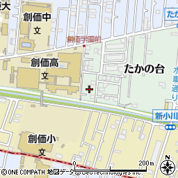 東京都小平市たかの台4周辺の地図