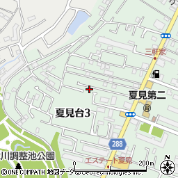 千葉県船橋市夏見台3丁目19-36周辺の地図