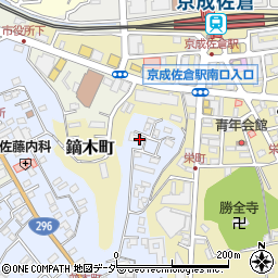 千葉県佐倉市並木町200周辺の地図