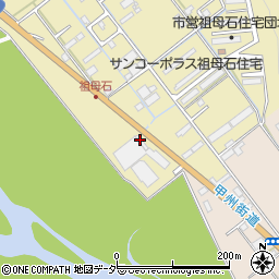 山梨県韮崎市下祖母石2071周辺の地図