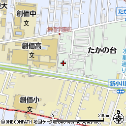 東京都小平市たかの台4-3周辺の地図
