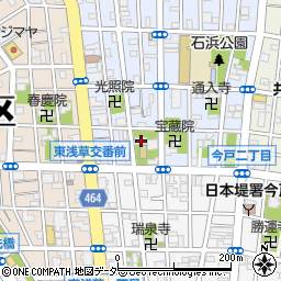 仰願寺周辺の地図