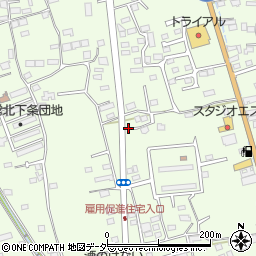 山梨県韮崎市藤井町北下條1638-1周辺の地図