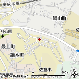 千葉県佐倉市鏑木町1047-72周辺の地図