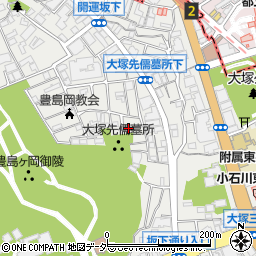 東京都文京区大塚5丁目24周辺の地図