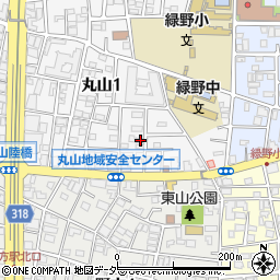 東京都中野区丸山1丁目4-18周辺の地図