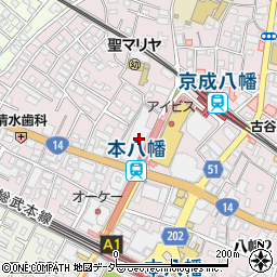 明光義塾八幡教室周辺の地図