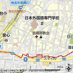 東京都豊島区目白5丁目16-6周辺の地図