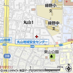 東京都中野区丸山1丁目4-7周辺の地図