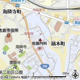 千葉県佐倉市並木町79周辺の地図