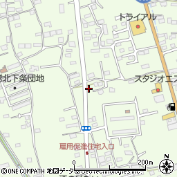 山梨県韮崎市藤井町北下條1637-1周辺の地図