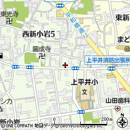 東京都葛飾区西新小岩5丁目30-17周辺の地図