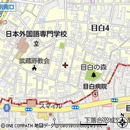 東京都豊島区目白4丁目9-7周辺の地図