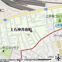 東京都練馬区上石神井南町周辺の地図