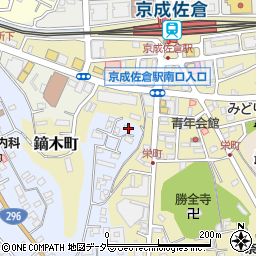 千葉県佐倉市並木町207周辺の地図