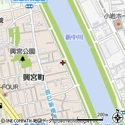 東京都江戸川区興宮町23-10周辺の地図