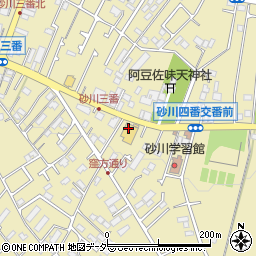無添くら寿司 立川店周辺の地図