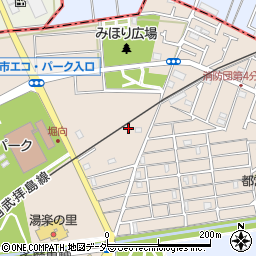 東京都昭島市美堀町周辺の地図