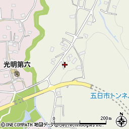 東京都あきる野市高尾340周辺の地図