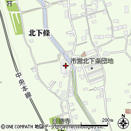 山梨県韮崎市藤井町北下條1905周辺の地図