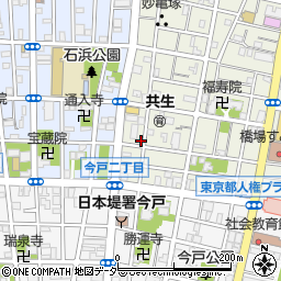 東京都台東区橋場1丁目9-1周辺の地図