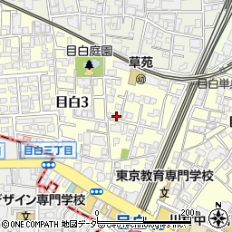 東京都豊島区目白3丁目18-1周辺の地図
