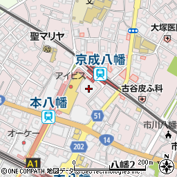 京成電鉄周辺の地図