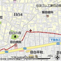 東京都豊島区目白4丁目3-4周辺の地図