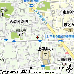 東京都葛飾区西新小岩5丁目30-6周辺の地図
