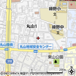 東京都中野区丸山1丁目4-9周辺の地図