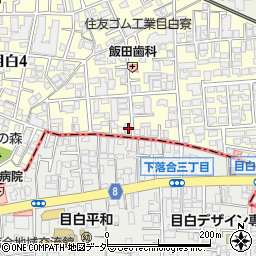 東京都豊島区目白4丁目2-18周辺の地図