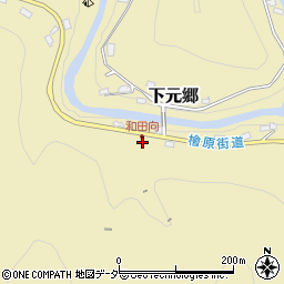 東京都西多摩郡檜原村20周辺の地図