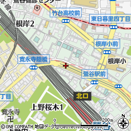 0460寛永寺橋駐車場 Aブロック (104) 【バイク専用】周辺の地図