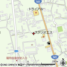 山梨県韮崎市藤井町北下條1487周辺の地図