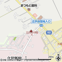 千葉県富里市七栄679-15周辺の地図