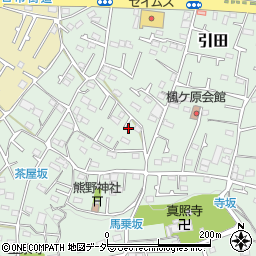 東京都あきる野市引田周辺の地図