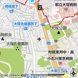 東京都文京区大塚5丁目5周辺の地図