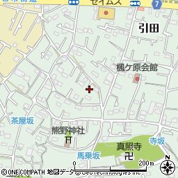 東京都あきる野市引田周辺の地図
