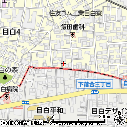 東京都豊島区目白4丁目2-3周辺の地図