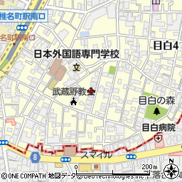 東京都豊島区目白5丁目16-23周辺の地図