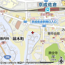 千葉県佐倉市並木町202周辺の地図
