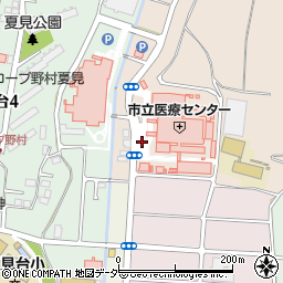 医療センター周辺の地図