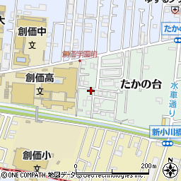 東京都小平市たかの台4-8周辺の地図