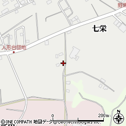 千葉県富里市七栄243周辺の地図