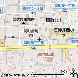 東京都練馬区関町北1丁目4-10周辺の地図