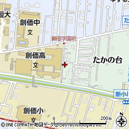 東京都小平市たかの台4-5周辺の地図