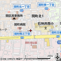 東京都練馬区関町北1丁目4-13周辺の地図